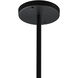 Elza 6 Light 35 inch Black / Brass / Black Chandelier Ceiling Light